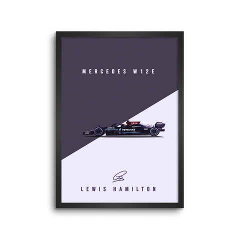 Lewis Hamilton : Mercedes W12E