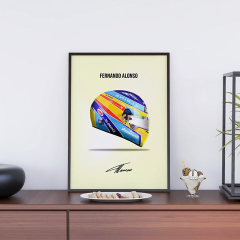 Fernando Alonso Helmet