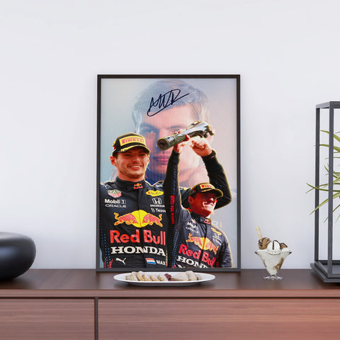 Max Verstappen champion art