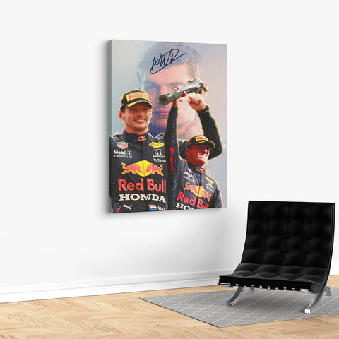 Max Verstappen champion art