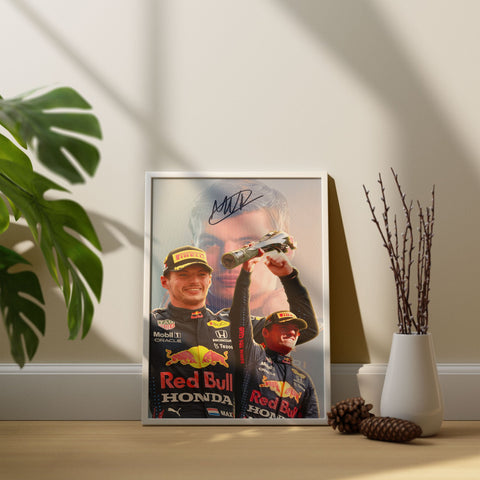 Max Verstappen champion art