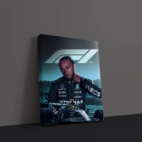 Lewis Hamilton with Mercedes F1 2023