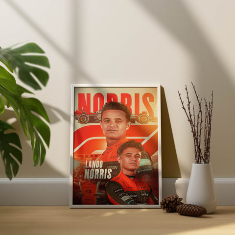 Lando Norris competed in F1 with McLaren