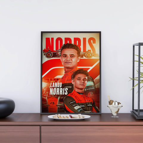 Lando Norris competed in F1 with McLaren