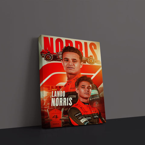 Lando Norris competed in F1 with McLaren