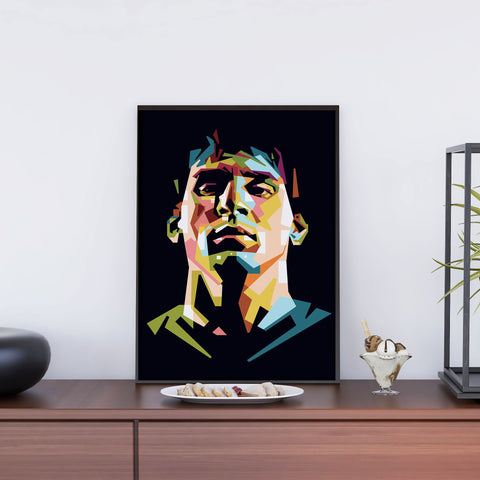 Messi Vector in Black