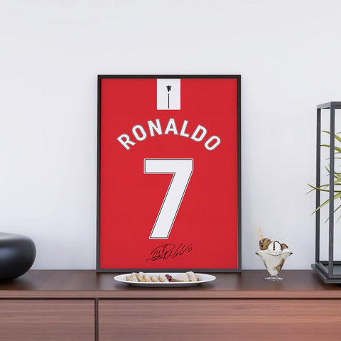 Ronaldo Red Jersey