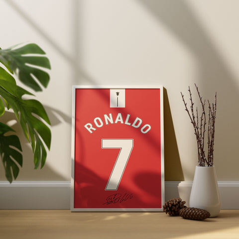 Ronaldo Red Jersey