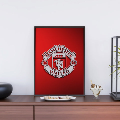 Manchester United Logo 3d like