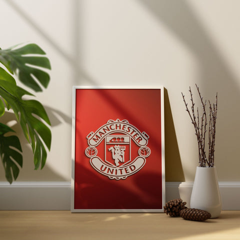 Manchester United Logo 3d like