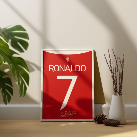 Ronaldo Manchester United Latest Red Jersey