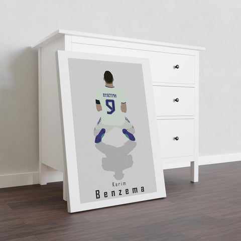 Karim Benzema Real Madrid Abstract Art