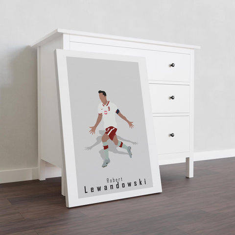 Robert Lewandowski Poland Abstract Art