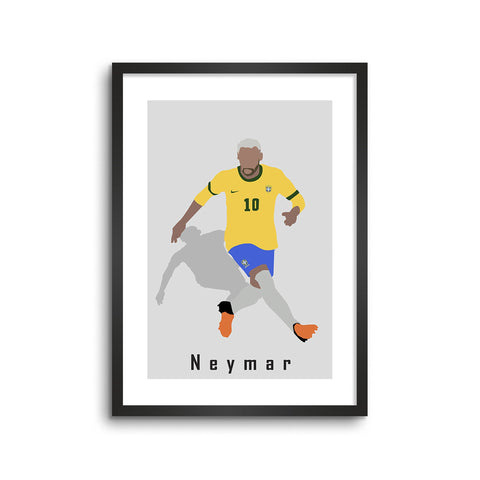 Neymar Brazil Abstract Art