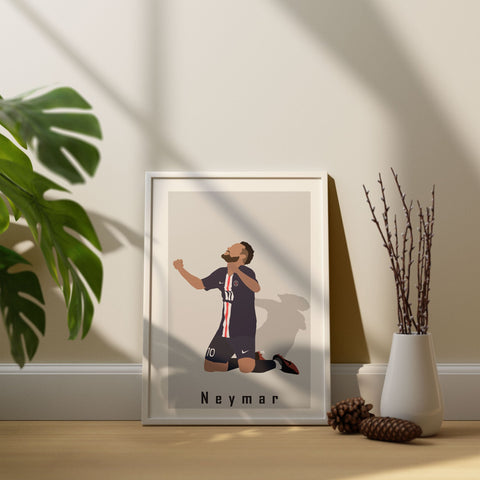 Neymar PSG Abstract Art