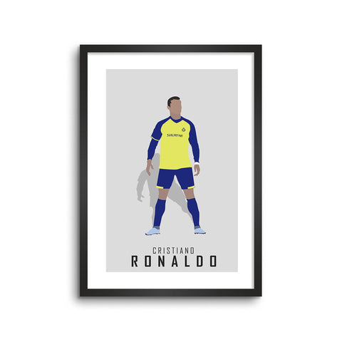 Cristiano Ronaldo Al Nassr Abstract Art