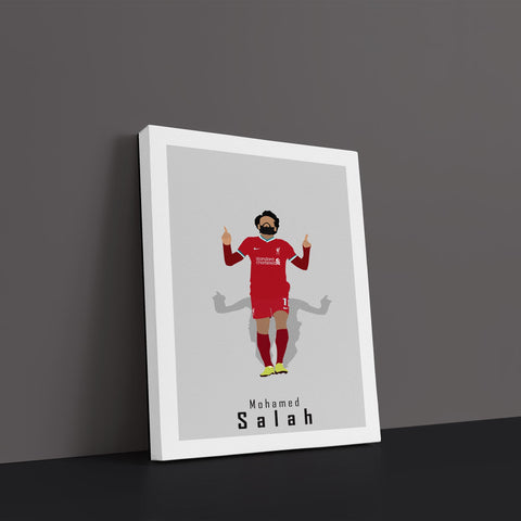 Mohamed Salah Liverpool Abstract Art