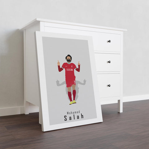 Mohamed Salah Liverpool Abstract Art