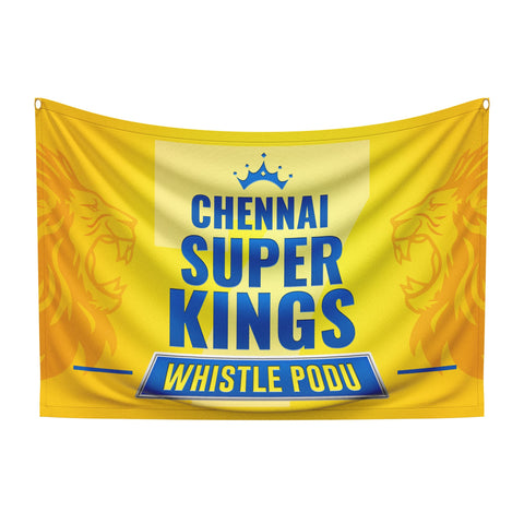 CSK Whistle Podu Lions Flag