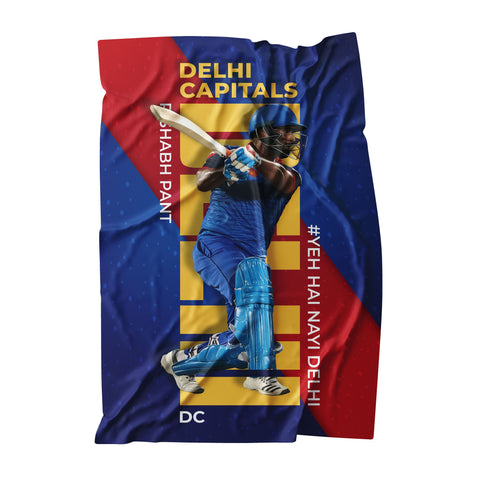 Rishabh Pant Delhi Capitals Captain Flag
