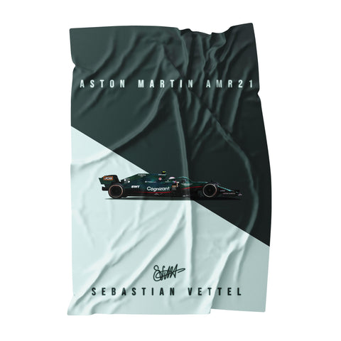 Sebastian Vettel : Aston Martin AMR21 Flag