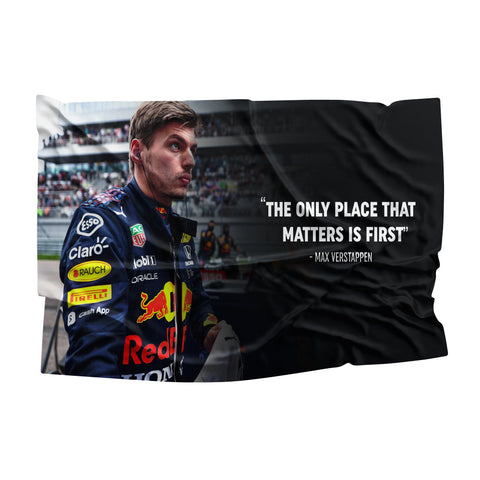 Max Verstappen Quotes Flag