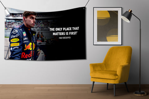Max Verstappen Quotes Flag