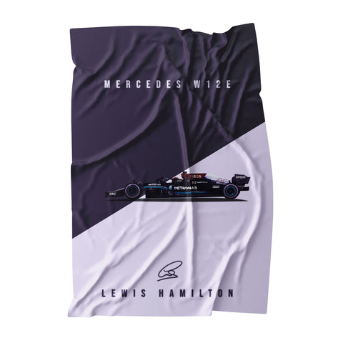 Lewis Hamilton : Mercedes W12E Flag