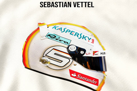 Sebastian Vettel Helmet Flag