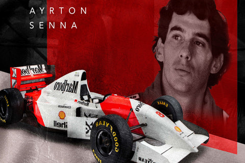 Ayrton Senna Champion 2022 Ed. Flag