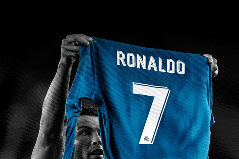 Ronaldo Dream Quotes Flag