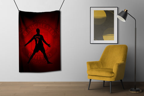 Ronaldo Manchester United Flag