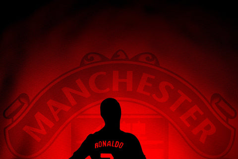 Ronaldo Manchester United Flag