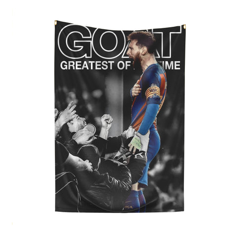 Messi Goat The Boss Flag