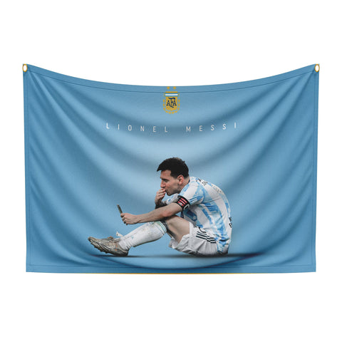 Leo Messi The Legendary Legacy Flag