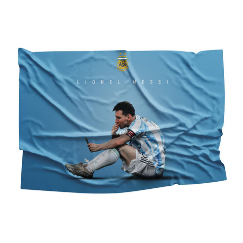 Leo Messi The Legendary Legacy Flag