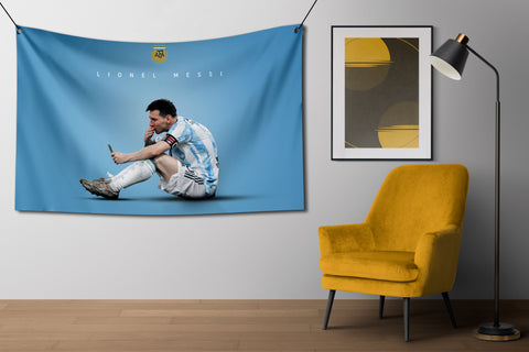 Leo Messi The Legendary Legacy Flag