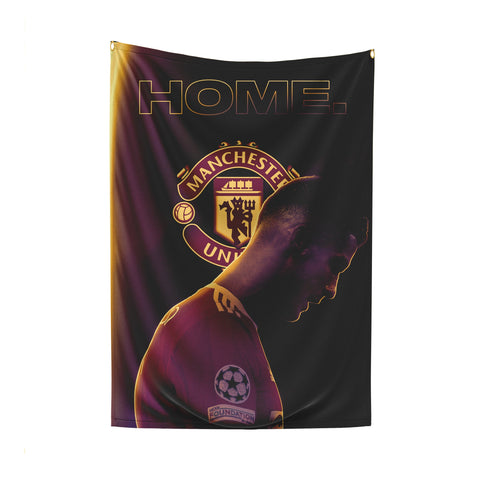 Ronaldo Back to Home Manchester United Flag