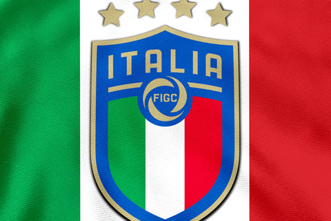 Italy Football Team For Win Flag