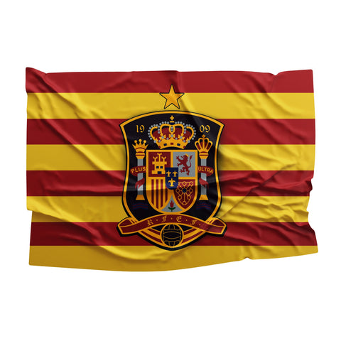 Spain Football Team For Win Flag