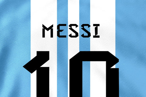 Messi Qatar FIFA World Cup 2022 Flag