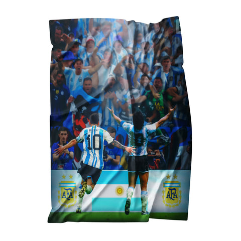 Messi Maradona All Time Greats Flag