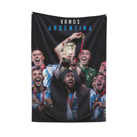 Messi: Vamos Argentina Flag