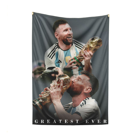 Messi Greatest Ever Flag