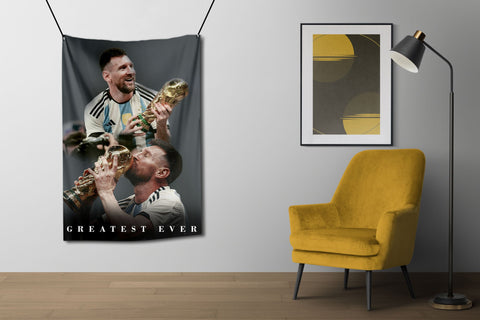 Messi Greatest Ever Flag