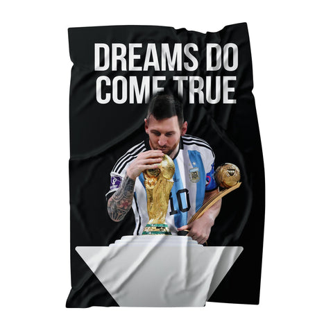 Messi The Dream Finally Came True Flag