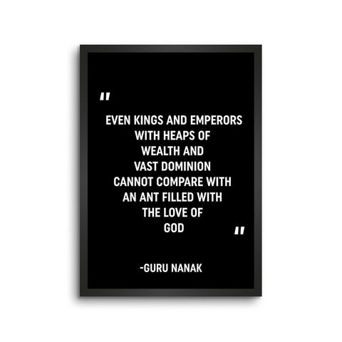 Guru Nanak Kings Quote