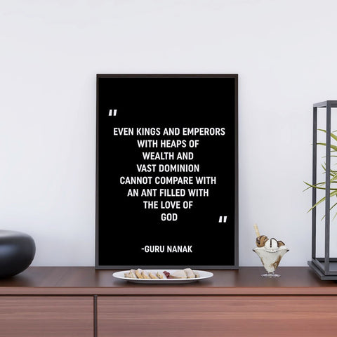 Guru Nanak Kings Quote