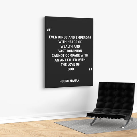 Guru Nanak Kings Quote