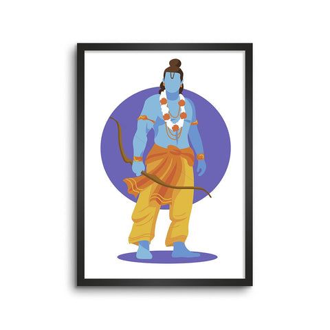 Lord Ram Abstract Art